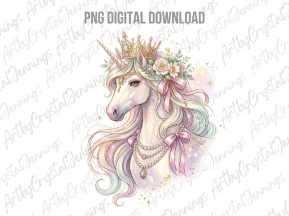 Download Princess Unicorn Coquette Clipart PNGuni - Unicorn Collection