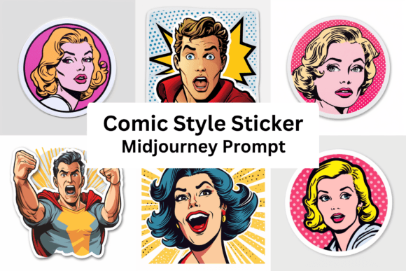 Download Ai Prompt for Comic Style Sticker - Premium Resources